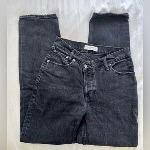 Abercrombie & Fitch the Dad high-rise cross over jeans